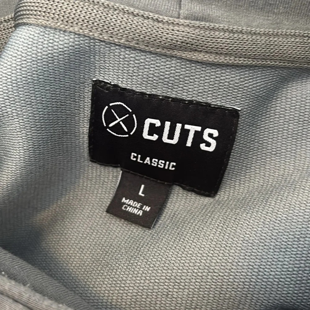 Cuts Clothing Greenish Gray Hooded Sweatshirt - Picture 8 of 9